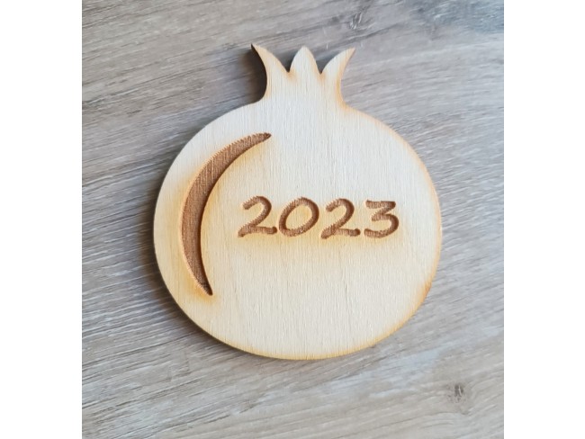 Ξύλινο Χριστουγεννιάτικο ροδι - 1